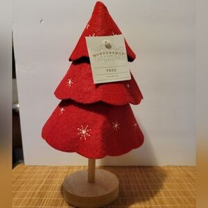New 2025 Christmas Tree 12" Felt Target Wondershop Red